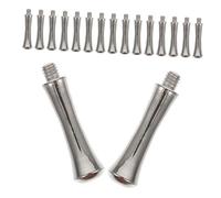 FRCOLOR 30pcs Stainless Steel Tail Nails for Dog Grooming Scissors Finger Rest Accessories for Barber Hair Cutting Trimmers Ergonomic Fit for Pet Styling and Professional Grooming Tools