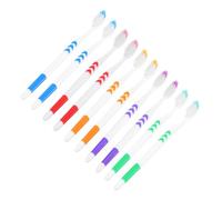 FRCOLOR 30pcs Travel Kit Essential Soft Bristle Toothbrushes Disposable Toothbrushes for Travel Work School Hotel Use