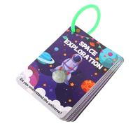 FRCOLOR 34Pcs Cartoon Space Learning Flash Cards for Bright Engaging Planet Awareness Cards to Enhance Cognitive Skills Portable Educational Plaything for Home the