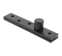 FRCOLOR 360 Degree Concealed Black Small Pivot Door Hinge Heavy Duty Steel Rotation Cabinet Door Hinge for Shed Windows and Furniture