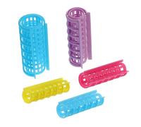 FRCOLOR 36pcs Hair Styling Roller Set Self Grip Curlers Plastic Easy Curling Tools Detangling Rods Jumbo Wavy Curler Accessory for Family Use Random Color