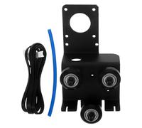 FRCOLOR 3D Printer Extruder Support Plate with Pulley, Iron Mounting Bracket Back Plate for 3D Printer Frame, Structural Pulley Assembly Suitable for Industrial Additive Manufacturing