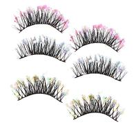 FRCOLOR 3pairs Classic Lashes Extensions for Women Pre-glued Eyelure Lashes Natural Look