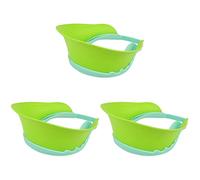 FRCOLOR 3pcs Adjustable Hair Washing Ear Protector Silicone Bathing Shower Cap for Shampoo and Shower Protects Ears During Hair Washing