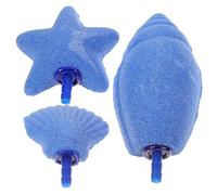 FRCOLOR 3pcs Air for Aquariums Bubble Diffuser for Fish Tanks Sea Star Sea Snail Shell Designs Oxygen Levels Compact Material
