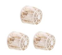FRCOLOR 3pcs Bird Nesting Material with Soft Cotton and Natural Jute Bedding Includes Basket for Small Parakeets Canaries Finches and Small Birds Comfortable Nesting