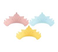 FRCOLOR 3pcs Boys and Girls Hair Washing Shield Bath Visor Boy Girl Shower Cap Soft Smooth Shampoo Hat