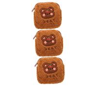 FRCOLOR 3pcs Capacity Period Pouch Sanitary Napkin Storage Bag Women Travel Bag Nappy Sacks Multi-Function