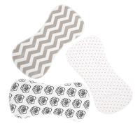 FRCOLOR 3pcs Cotton Small Bibs for Dinner Eating Shoulder Protect Bib Unisex Eating Muslin Material for Feeding Style