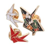 FRCOLOR 3pcs Creative Alloy Breastpin Pin Brooch Enamel Pin Badges for Women Men Family Friends