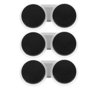 FRCOLOR 3pcs Double-spout Paint Palette Cups with Lids, Spill-Proof Painters Cups for Oil, Acrylic, Watercolor Painting, Artist Solvent Holders and Mixing Containers for Art Supplies