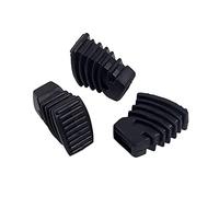 FRCOLOR 3pcs Drum Rubber Feet Small Size for Drum Rack and Cymbal Stand, Black Percussion Parts Wc11 Anti-slip Protective Pads