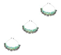 FRCOLOR 3pcs Elegant Wedding Crystal Crystal Headband Perfect for Festival Birthday