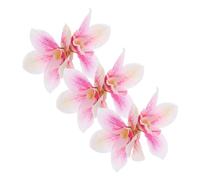 FRCOLOR 3pcs Flower Hair Clips Hawaiian Tropical Cymbidium Hair Clips Hairpins For Women Beach Wedding Accessories Summer Vacation