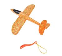 FRCOLOR 3PCS Foam Hand Toss Catapult Airplane Glider Lightweight Cartoon Model for Outdoor Flying Fun Random Colors Random Color