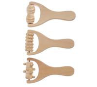 FRCOLOR 3pcs Foot Massage Roller Manual Handheld Tool for Plantar Muscle Relief and Relaxation with Ergonomic Design and Smooth Surface for Neck Shoulder and Waist Therapy