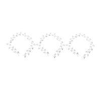 FRCOLOR 3pcs Gold Hair Accessories Bridal Headpiece Wedding Hair Vine Leaf Jewelry Set
