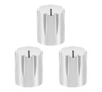 FRCOLOR 3pcs Guitar Control Knobs for Electric Guitar Audio Volume Control Knob Replacement for Shaft