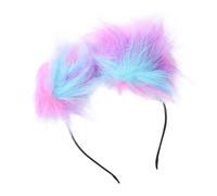 FRCOLOR 3pcs Hair Accessories Set for Girls Fluffy Ball Headband Party Headdress for Cosplay
