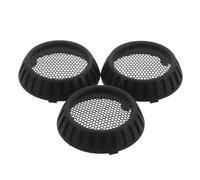 FRCOLOR 3pcs Hair Dryer Rear Cover Replacement Plate Ventilated Nylon High Strength Materials Black Hair Blower Rear Grille Attachment for Professional Salon Settings 2.36 Inch