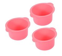 FRCOLOR 3pcs Hair Removal Wax Warmer Silicone Bowl Replacement Liner for Melters