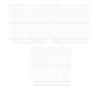 FRCOLOR 3pcs Hamster Cage Divider Iron Net Metal Small Animal Enclosure Partition for Hamsters Use in Pet Habitat Separation