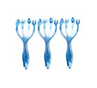 FRCOLOR 3pcs Handheld Four Claws Roller Massager for Foot Hand Body Neck Pain Relief Massage Roller Tool Claw Massager for Head and Body Massage