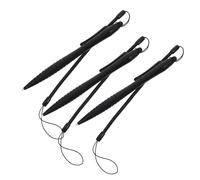 FRCOLOR 3pcs High Sensitivity Stylus Pen for Touchscreen Devices with Smooth Writing and Precision Touch, Abs Material, Featuring Anti-lost Elastic Lanyard for Drawing and Sketching