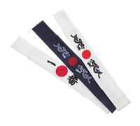 FRCOLOR 3pcs Japanese Sports Headband Headscarf Exercise Cooking Karate Strap Chef Accessory Decorative Band Wide Headbands for Women