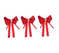 FRCOLOR 3pcs Long Tail Bow Hair Barrette Clip Bowknot Hairpin for Women Bow Hairpin Girls Barrettes Hair Accessories for Women