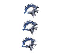 FRCOLOR 3pcs Luxury Handmade Hair-slide Large Crystal Hairpin for Banquet Party Engagement
