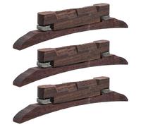 FRCOLOR 3pcs Mandolin Bridge Replacement Adjustable Acoustic Guitar Violin Bridge Saddle Tool for Mandolin Parts Instrument Repair