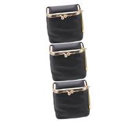 FRCOLOR 3pcs Mini Lipstick Holder Bag Lipstick Case for Women Decorative Holders