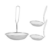 FRCOLOR 3pcs Moxibustion Ash Net Fine Mesh Screen Stainless Steel Moxa Burner Ash Tray Heat-Resistant Moxibustion Support Accessory for Herbal Therapy