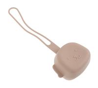 FRCOLOR 3pcs Pacifier Storage Bag Portable Pouch for Outdoor Use Silicone Material Pacifier Holder Case for Stroller