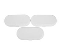 FRCOLOR 3pcs Portable Water Flosser Travel Case Compatible with Philips - Compact Plastic Oral Irrigator Storage Box Organizer for On-the-go Use