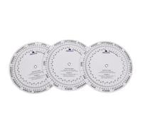FRCOLOR 3pcs Pregnancy Calculator Wheel with Easy to Use Rotary Design and Complete Gestational Timeline, Portable Pregnancy Ruler Wheel Made of Paper and Plastic for Expecting Mothers