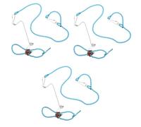 FRCOLOR 3pcs Rabbit Leash Squirrel Traction Rope Guinea Pig Harness for Daily Use