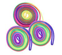 FRCOLOR 3pcs Rainbow Finger String for Elastic and Hand String Game Portable Cats Cradle Play for Dexterity Improvement and Party Favors
