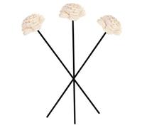 FRCOLOR 3pcs Reed Diffuser Sticks Rattan Poles and Handmade Dried Flowers, Elegant Home Aromatherapy Accessory Featuring Large Water Storage Capacity and Excellent Water Absorption