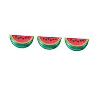 FRCOLOR 3pcs Retro Stylish Watermelon Brooch Pin Alloy Fashion Jewelry Natural Shell Accessory for Women Casual Outfits Birthday Party Decoration