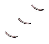 FRCOLOR 3pcs Sectioning Hair Clips Women Long Hair Elegant Clips Rhinestone Decor Acrylic Vertical for Lady Girl