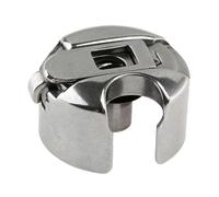 FRCOLOR 3pcs Silver Metal Bobbin Case for Sewing Machine, Lightweight and Convenient to Store, Simple to Install, for Household Sewing Accessories