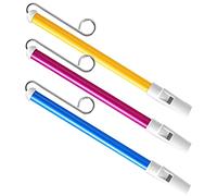 FRCOLOR 3Pcs Slide Whistle Musical Instrument for Creative Blowing Training Plaything in Yellow Purple Blue Fine Motor Skill Development and Verbal Muscle Exercise