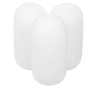 FRCOLOR 3pcs Stainless Steel Telescopic Rod Replacement Sponge Heads Medium Size Water Absorbent Pottery Sponges for Clay Tools and Ceramic Cleaning