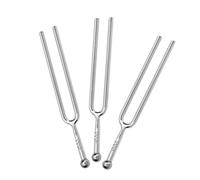 FRCOLOR 3pcs Stainless Steel Violin Tuner Forks Accurate Tuning Forks for Piano Guitar Erhu Set Portable Musical Instrument Accessories