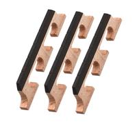 FRCOLOR 3pcs String Wooden Banjo Bridge Replacement Parts Wood Instrument Accessories for Banjo Ukulele Folk Precision Fit Design Enhancing Tone and Performance