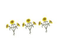 FRCOLOR 3pcs Sunflower Brooch Pin Durable Flower Lapel Pin Decoration for Clothes Hats and Scarves Elegant Accessory for Fashion and Style for Personalization and Gifting