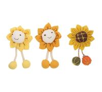 FRCOLOR 3pcs Sunflower Pin Badges for Clothes Diy Pendants Soft Brooch Stylish Sunflower Brooch