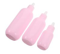 FRCOLOR 3pcs Travel Liquid Bottles Cosmetics Dispensing Empty Tubes for Lotion Shampoo Body Wash Leak Proof Sustainable